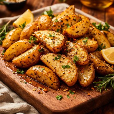 Image of My Greek Lemon Garlic Potatoes