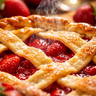 Image of My Homemade Strawberry Pie