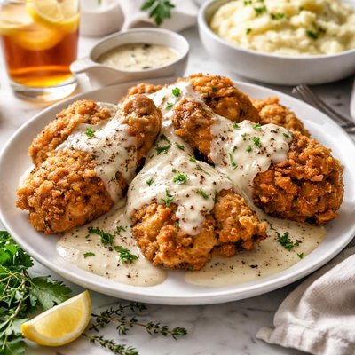 Image of My Mamas Fried Chicken with Milk Gravy