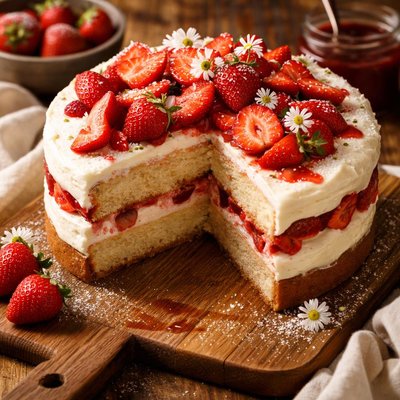 Image of My Mercy Strawberry Cake