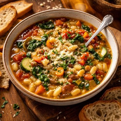 Image of My My My Minestra Italian Vegetable Soup with Pasta