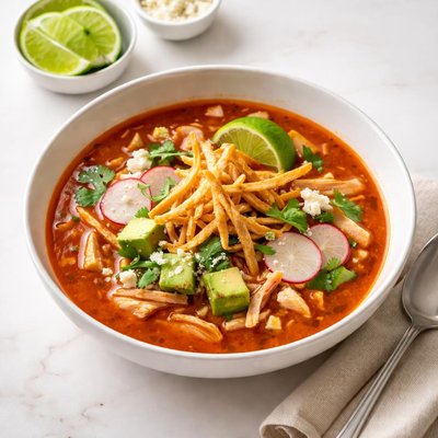 Image of My Personal Chicken Tortilla Soup Sopa De Tortilla
