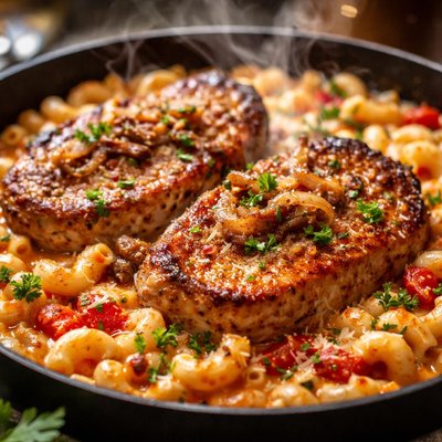Image of My Pork Chops a Roni