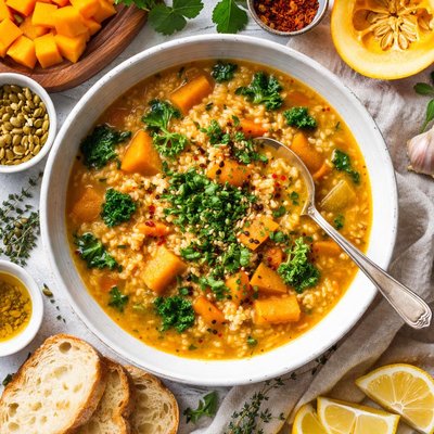 Image of My Pumpkin and Barley Soup