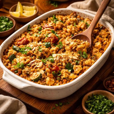 Image of My Rockin Couscous Casserole Moroccan Couscous Casserole