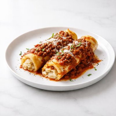 Image of My Sweet Manicotti in Meat Sauce