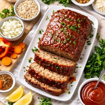 Image of My Version of Weight Watchers Meatloaf