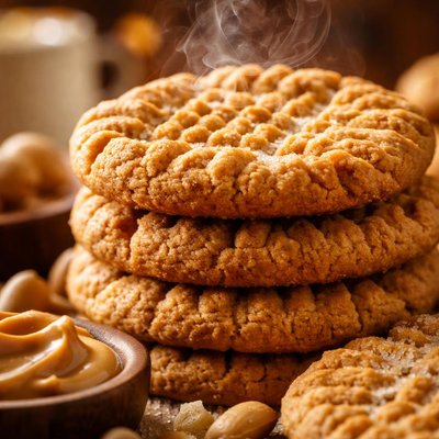 Image of My Very Own Old Fashioned Peanut Butter Cookies