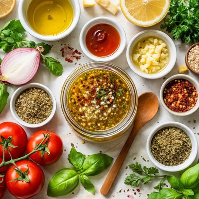 Image of My Vinaigrette Dressing Italian Style