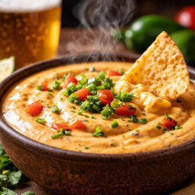 Image of Nacho Cheese Dip with Beer