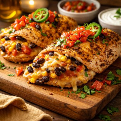 Image of Nacho Rific Stuffed Chicken Hungry Girl