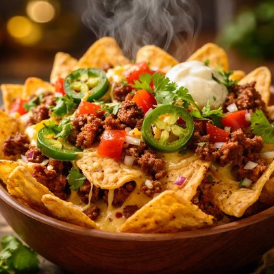 Image of Nachos in a Bowl