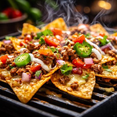 Image of Nachos on the Grill