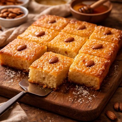 Image of Namurrah or Cream of Wheat Cake