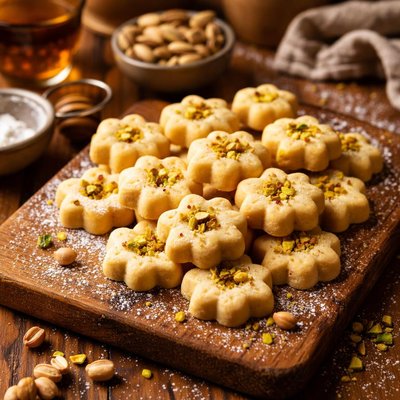 Image of Nan E Nokhochi Persian Cookies