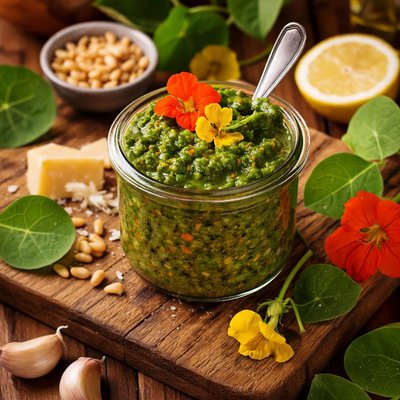 Image of Nasturtium Pesto