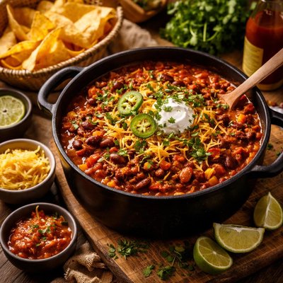 Image of National Tortilla Chip and Chili Day Crock Stove Top