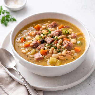Image of Navy Bean Ham and Bean Soup