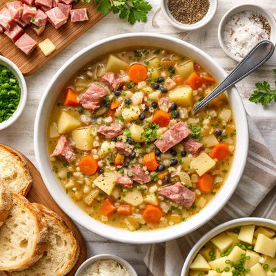 Image of Navy Bean Ham and Potato Soup