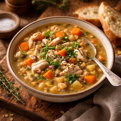 Image of Navy Bean Soup with Chicken