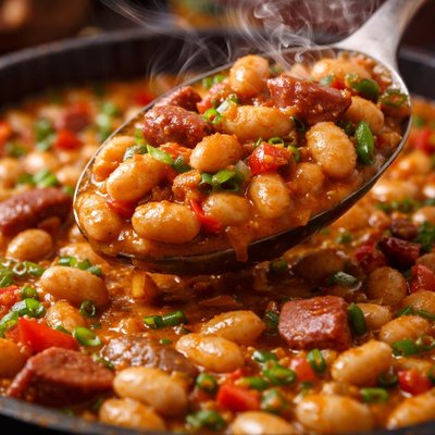 Image of Navy Beans Cajun Style