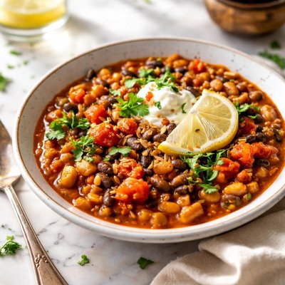 Image of Navy Beans with Moroccan Flavor