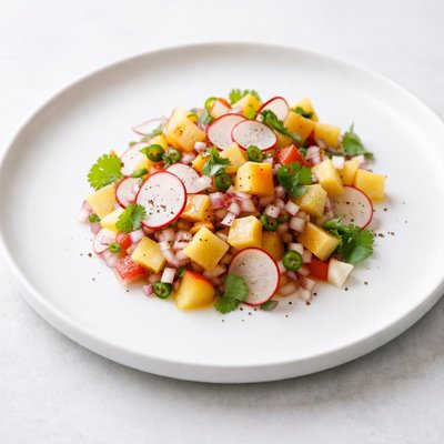 Image of Nectarine and Radish Salsa