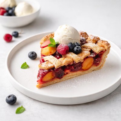 Image of Nectarine Berry Pie