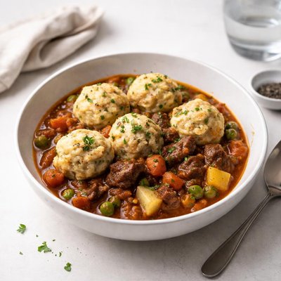 Image of Ned Kelly Stew with Dumplings
