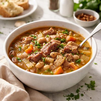 Image of Neighborhood Ham and Bean Soup