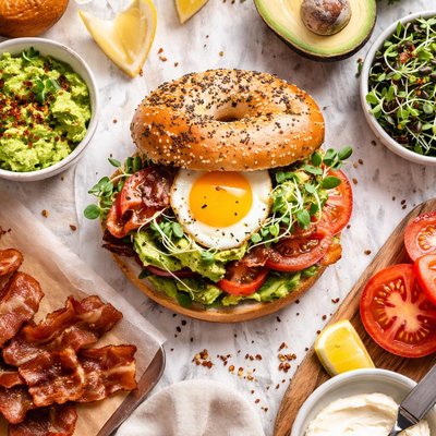 Image of Nest Egg Bagel Sandwich