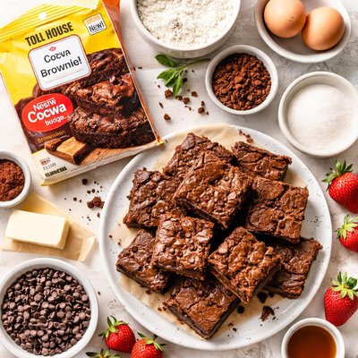 Image of Nestle Chewy Cocoa Brownies