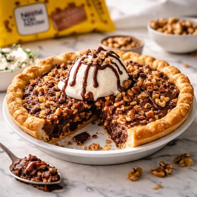 Image of Nestle Toll House Walnut Pie Aka Black Cat Pie