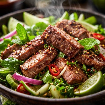 Image of Neua Nam Tok Vietnamese Grilled Beef Salad