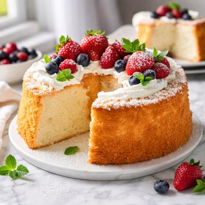 Image of Never Buy Store Bought Angel Food Cake Again Angel Food Cake