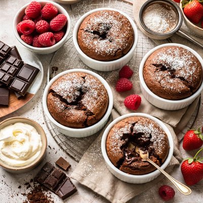 Image of Never Fail Chocolate Souffles