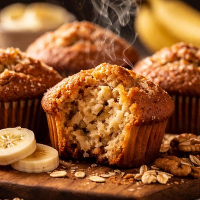 Image of New England Banana Muffins