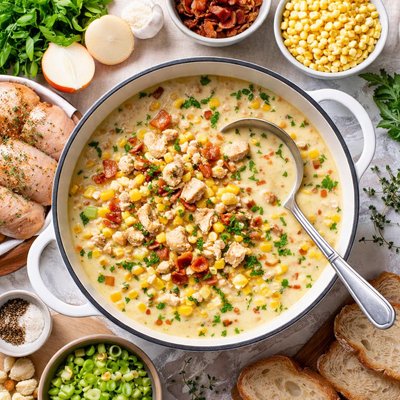 Image of New England Chicken Corn Chowder