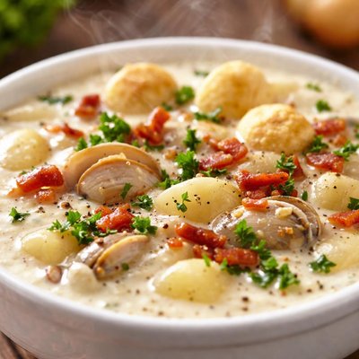 Image of New England Clam Less Chowder