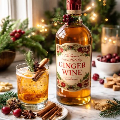 Image of New Ginger Wine Christmas Holiday Ginger Wine