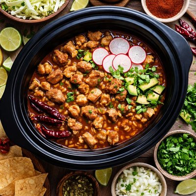 Image of New Mexico Style Posole Crock Pot