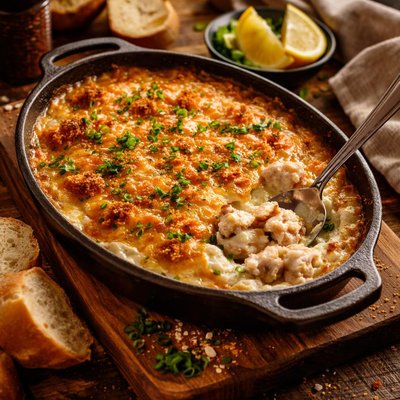 Image of New Orleans Crabmeat Au Gratin