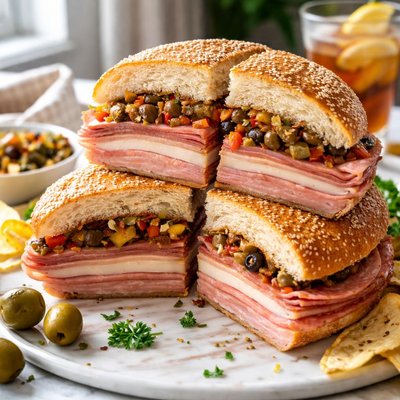 Image of New Orleans Muffuletta Sandwich