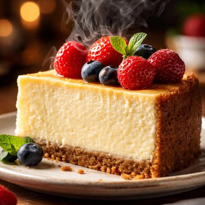 Image of New York Cheesecake by Tyler Florence