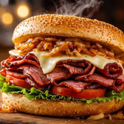 Image of New Yorker Onion Sandwich