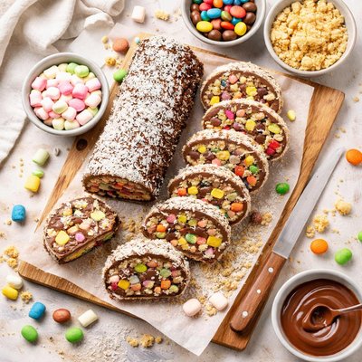 Image of New Zealand Lolly Log Cake