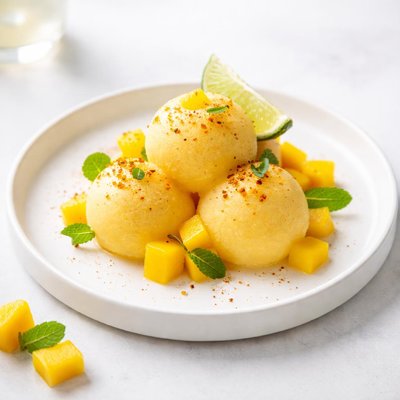 Image of Nieve De Mango Con Tequila Mango Tequila Ice