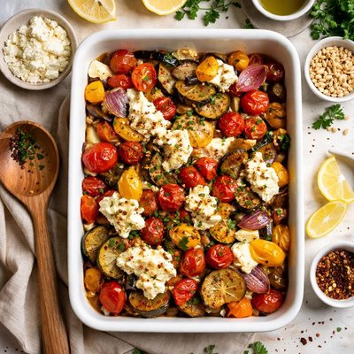Image of Nigella Lawson Roasted Vegetables with Cheese