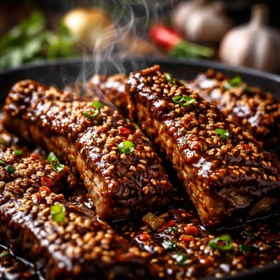 Image of Nigella Lawson Sticky Ribs Marinade