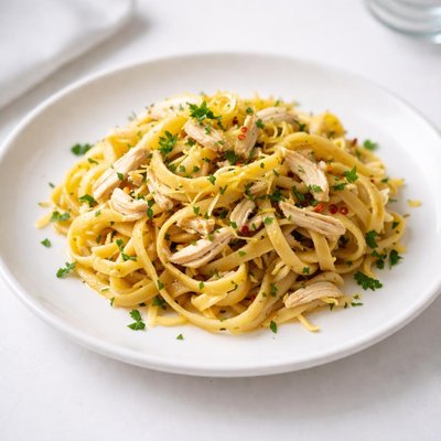 Image of Nigella Lawson Tagliatelle W Chicken from the Venetian Ghetto